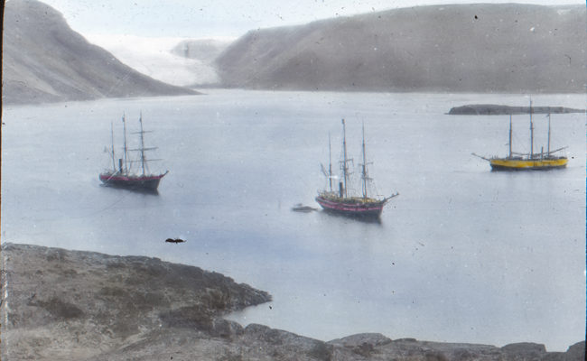 Arctic Naval Review - Foulke Fjord, Fran, Diana Windward.