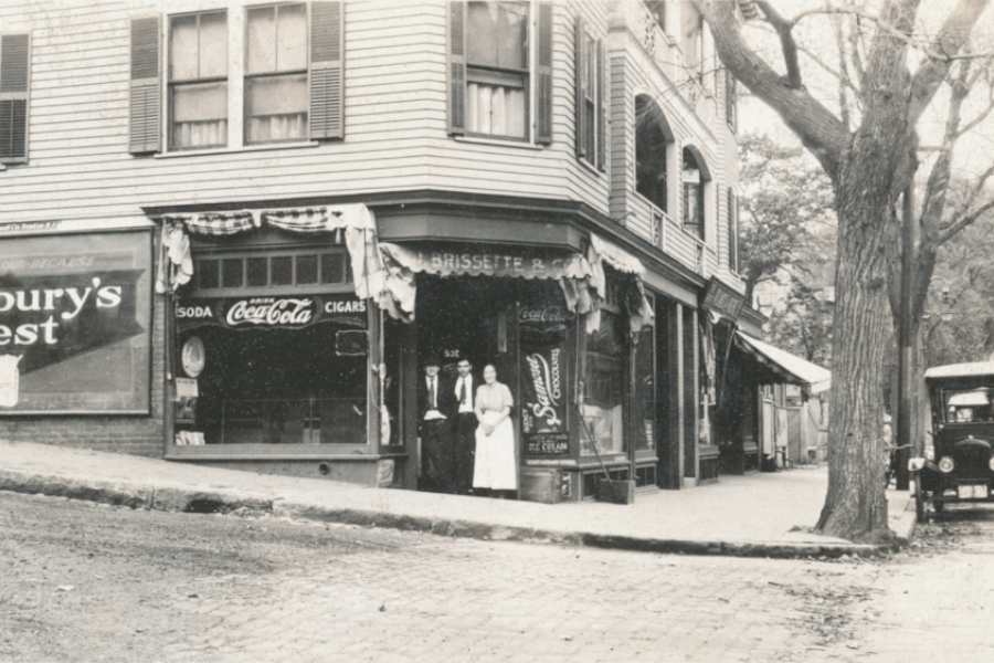 old corner store, now the site of Annie's Clark brunch