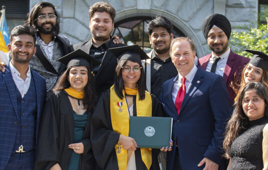 international students graduate