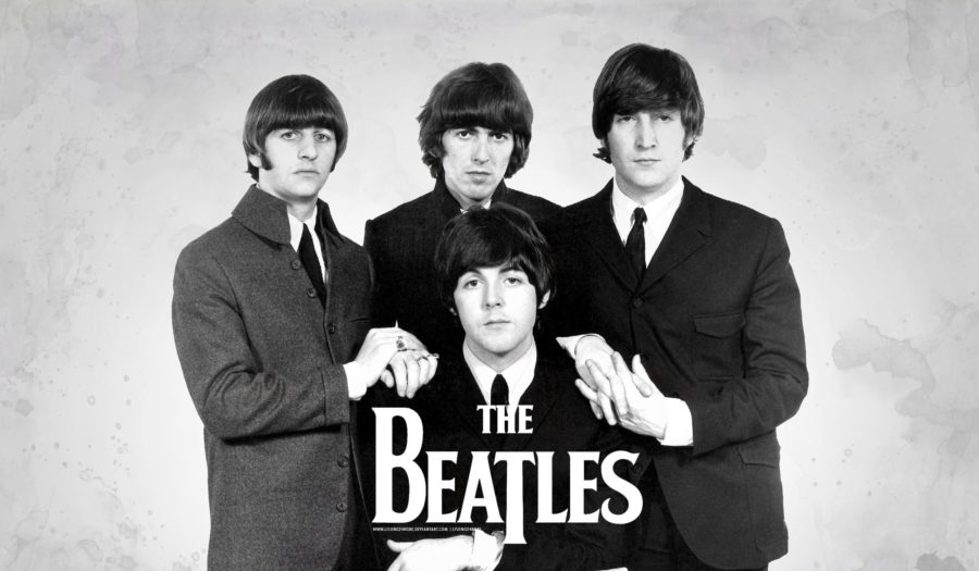 beatles musical group alumn cover with the 4