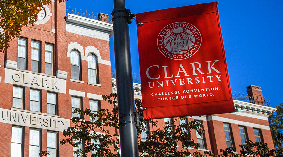 Clark Universrity Jonas Hall banner