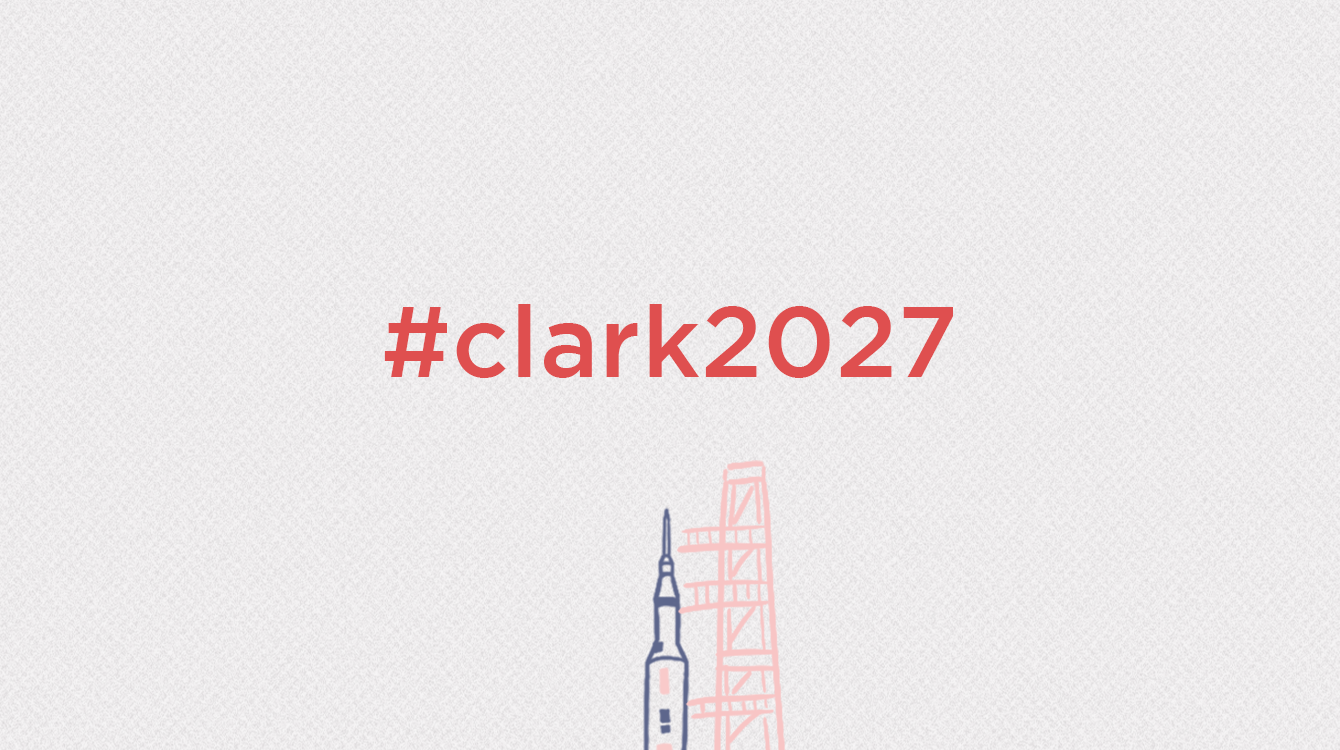 Image with top of rocket and text saying "#classof2027"