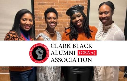 Co-founders of the Clark Black Alumni Association