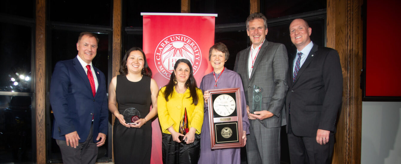 Photo of Alumni Award winners from 2023