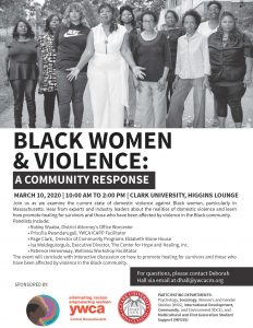Black Women and Violence event