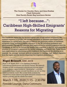 Caribbean High-Skilled Emigrants Reasons for Migrating