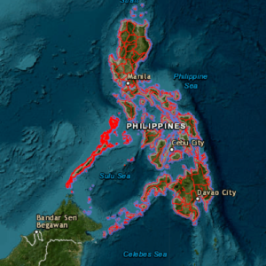 coastal map of the Philippines