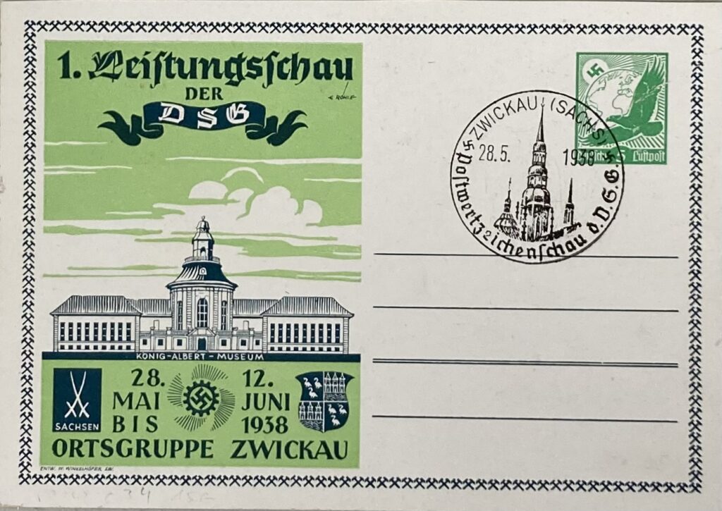 1st Postal Show of the local German collectors’ group