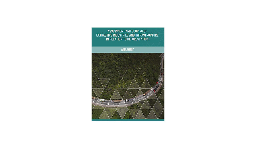 report cover for Assessment and scoping of infrastructure and extractive industries