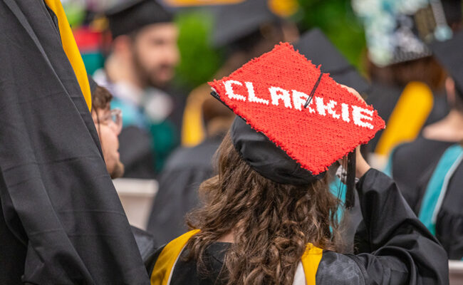 Clarkie graduatioin cap