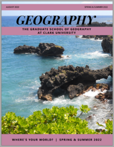 geography newsletter cover photo (Spring and summer 2022)