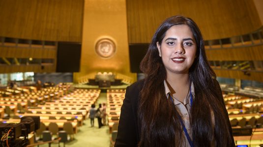 Maha Akbar at the United Nations