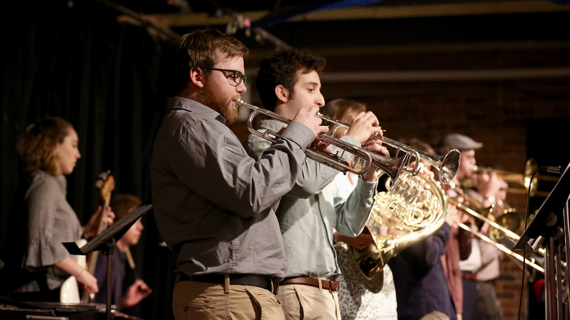 Jazz Band performing at Clark University