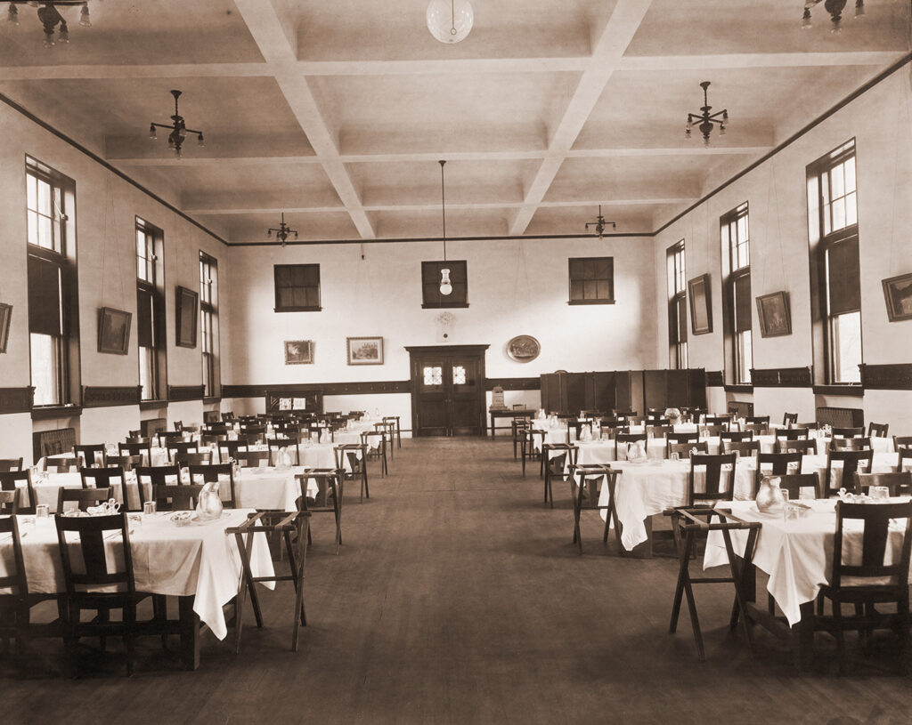 Dining Hall, colorized