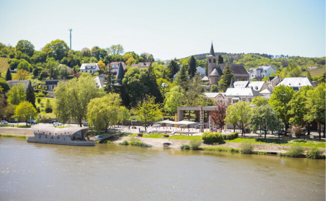 View of river in Luxembourg