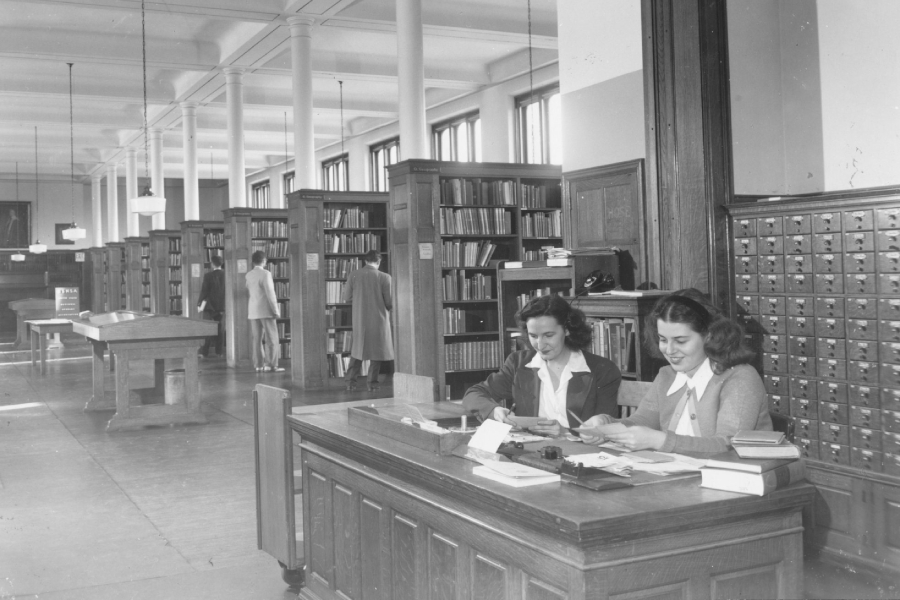 old Clark University library (now Jefferson Hall)