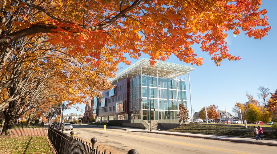 ASEC building during the fall