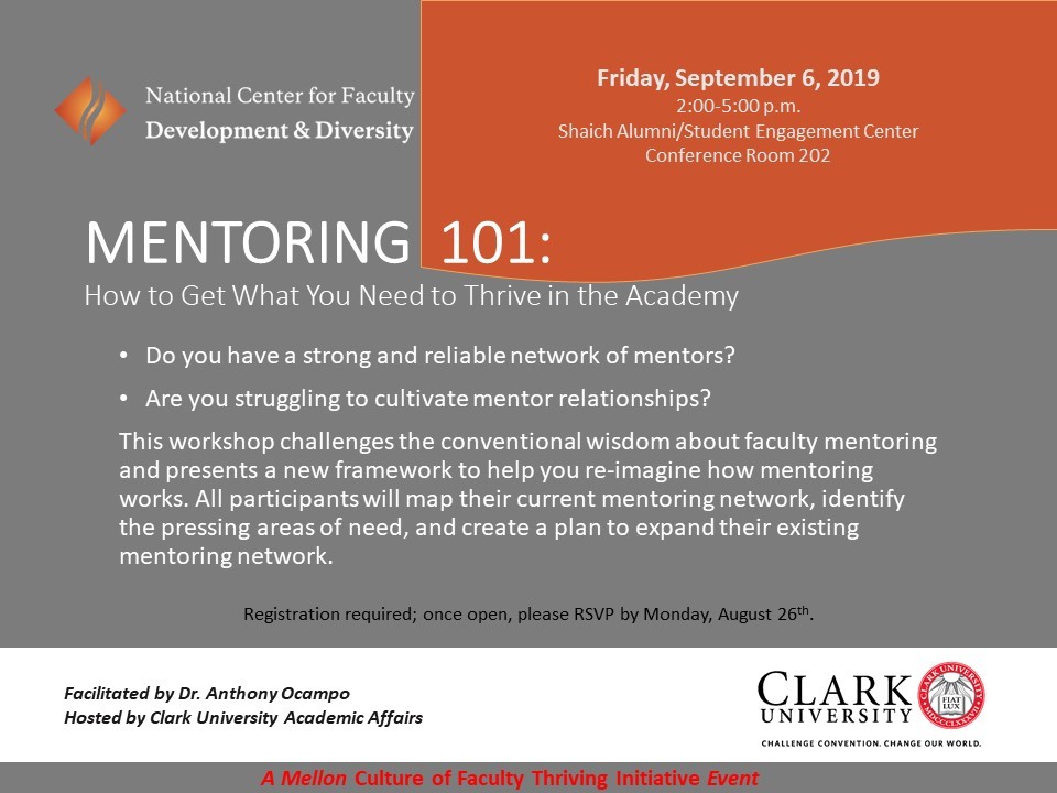 mentoring 101 poster cover