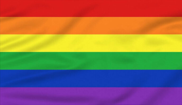 Original pride rainbow flag