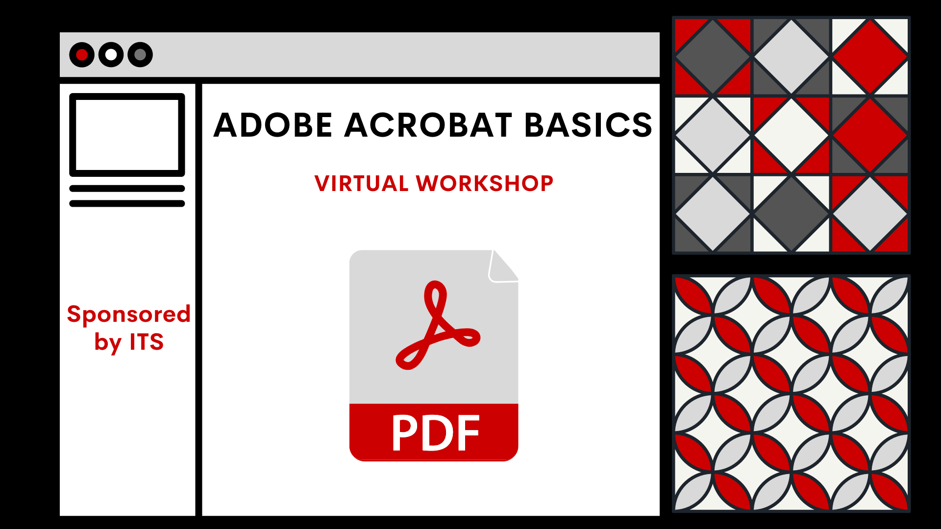 Virtual Adobe Acrobat Basics Information Technology Services