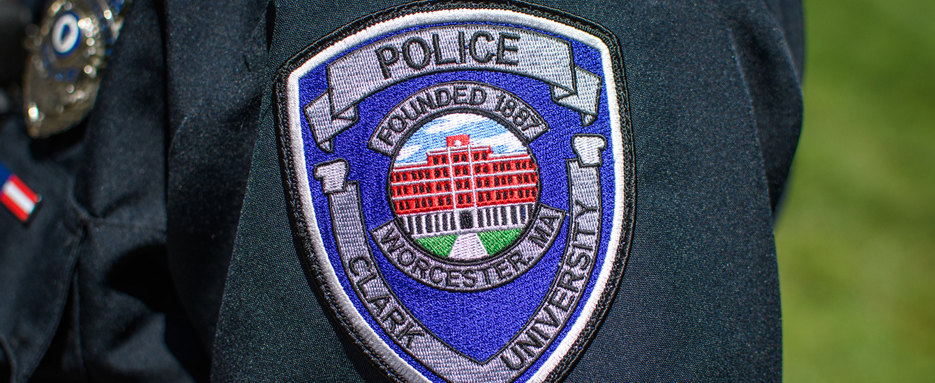 police badge on police uniform