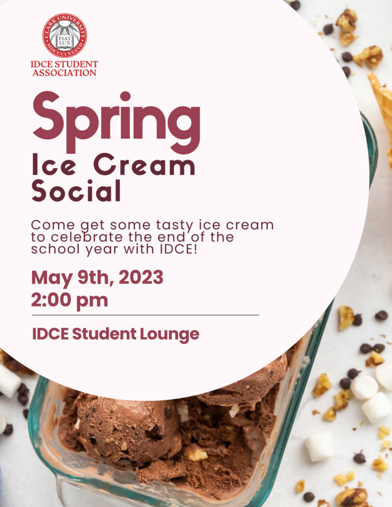 Ice Cream Social flyer