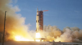 apollo 11 rocket launching