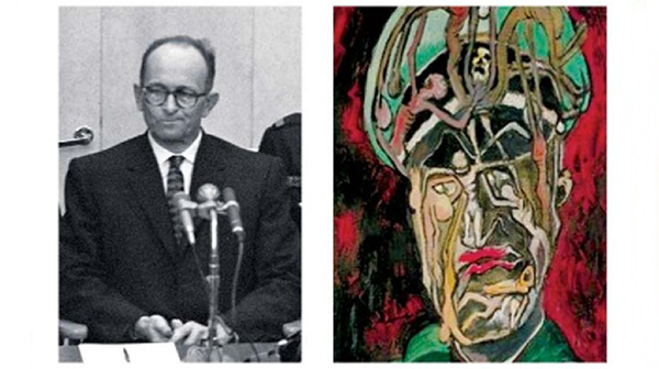 Adolf Eichmann and anthropomorphic portrait