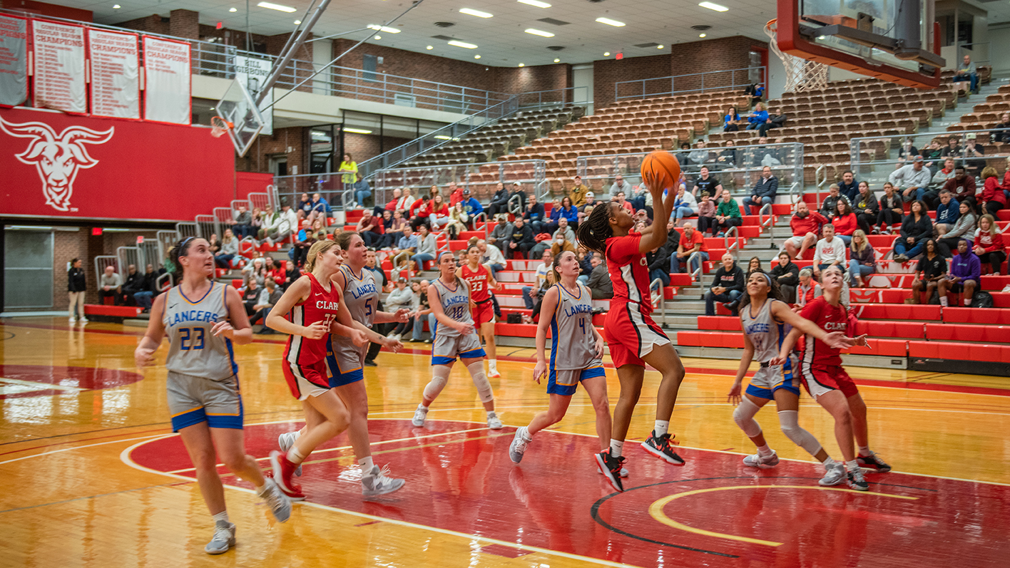 Clark Women's Basketball plays Worcester State at WPI.