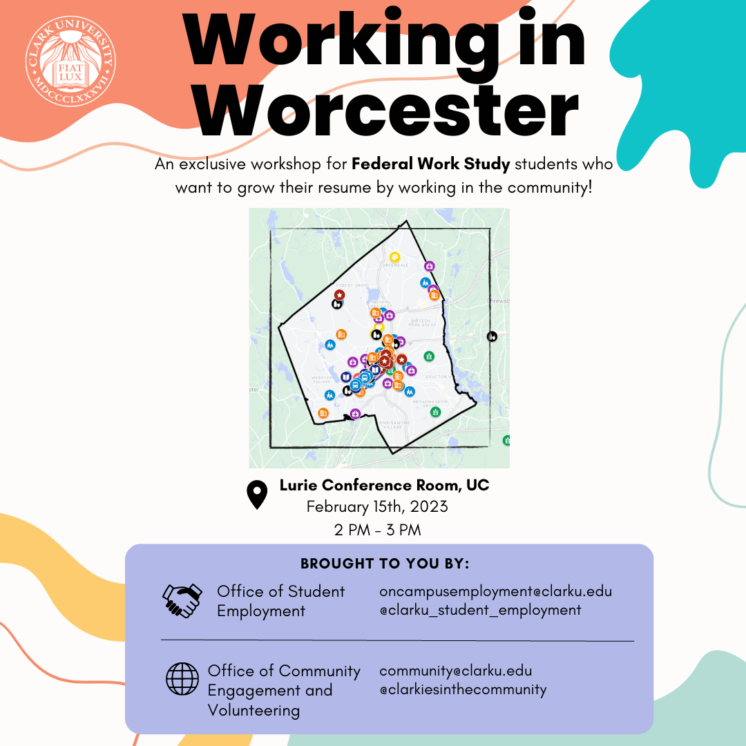 Working in Worcester promotional flyer