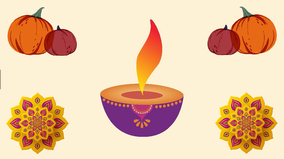 Thanksgiving and Diwali graphic