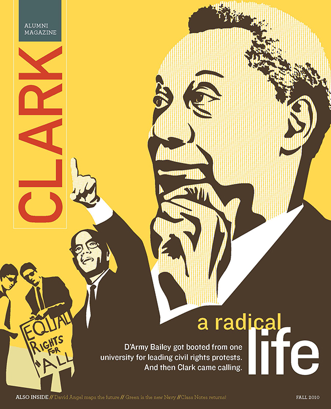 Cover of Clark magazine, fall 2010