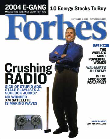Forbes magazine, Sept. 6, 2004, with Hugh Panero on the cover