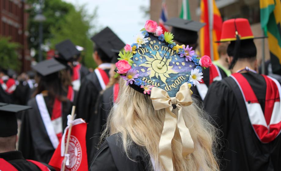 graduation cap decorated
