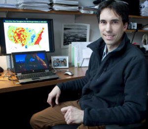 Prof. Christopher Williams tracks drought and wildfires.