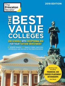 Princeton Review Best Value Schools book cover