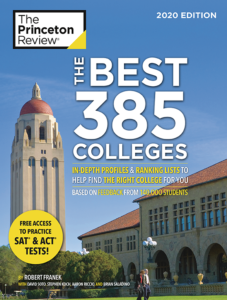 Princeton Review Best 385 Colleges 2020 book cover