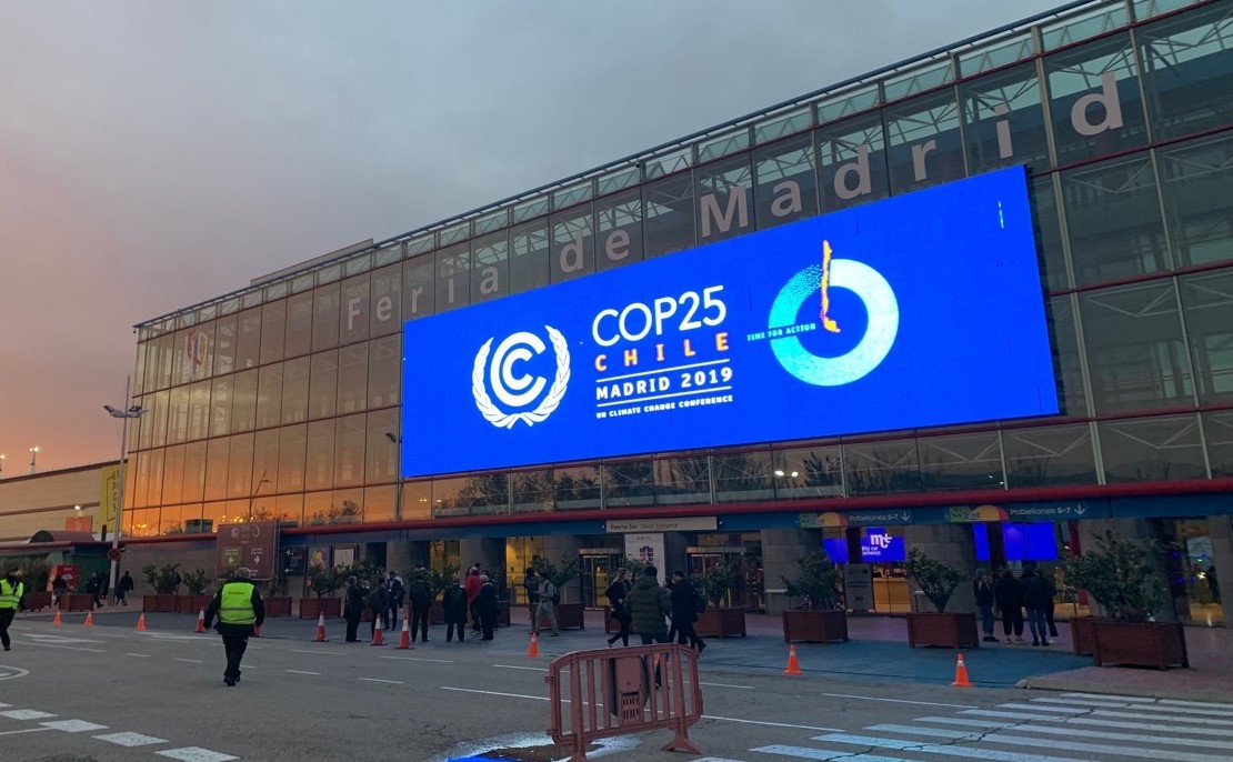 View of COP25 venue in Madrid