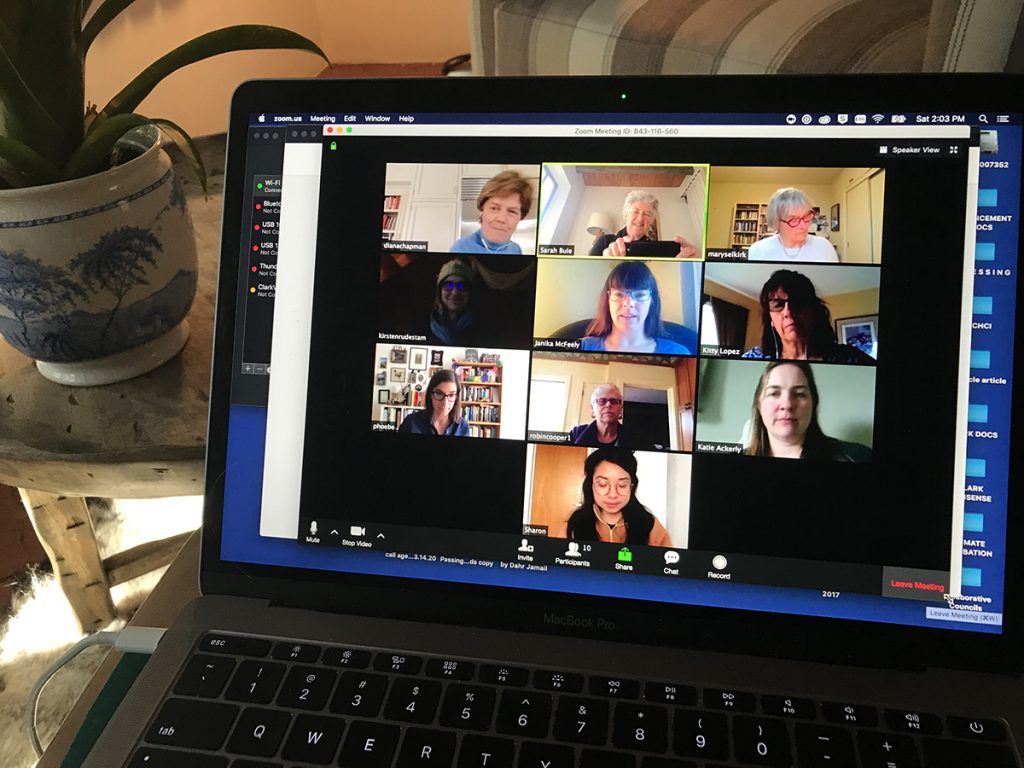 Council on an Uncertain Human Future group meets over Zoom