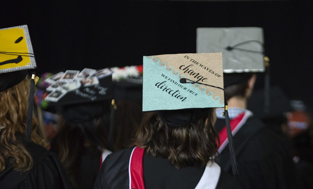 Commencement mortarboard