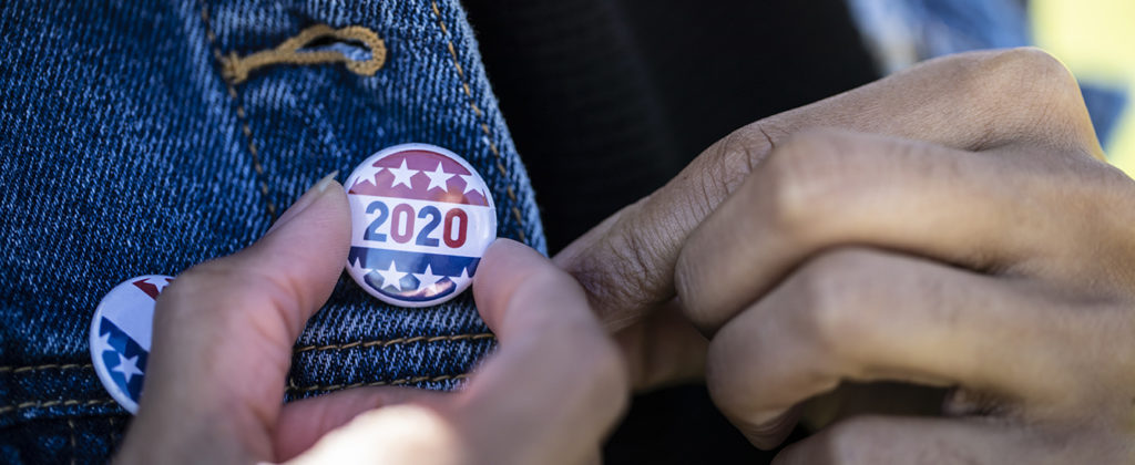 2020 presidential election button