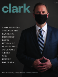 Clark magazine cover, spring 2021