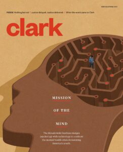 Cover of Clark Magazine, winter/spring 2022