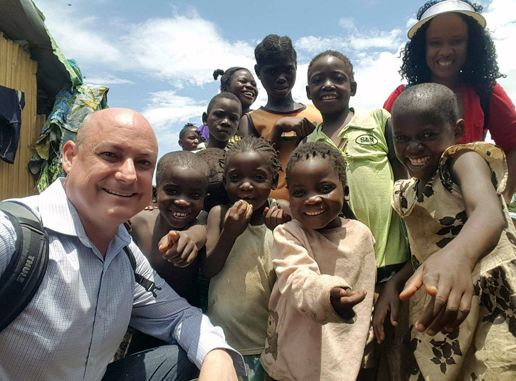 Robert Oliver, M.A./IDSC '00, works with the UN World Food Program in the Democratic Republic of Congo.