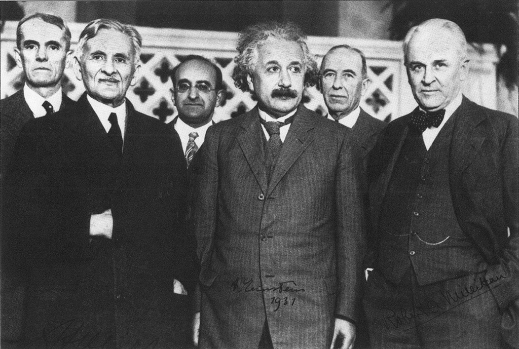 Michelson and Einstein in 1931
