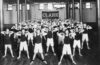 Physical education class at Clark University, 1915