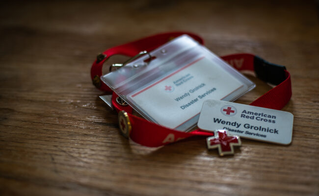 Wendy Grolnick's Red Cross credentiatls