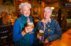 Professors Mary-Ellen Boyle and Jackie Geoghegan taste craft beer