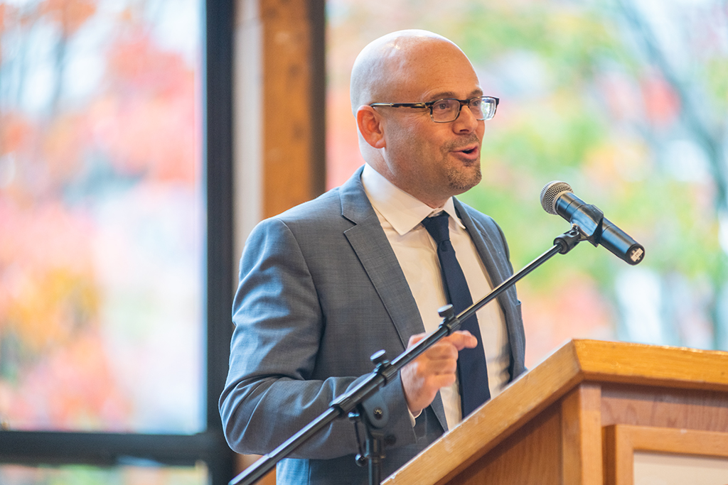 Daniel Ziblatt delivers the Presidential Lecture at Clark University