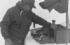 Paul Siple, Ph.D. ‘39, on an expedition to the South Pole.